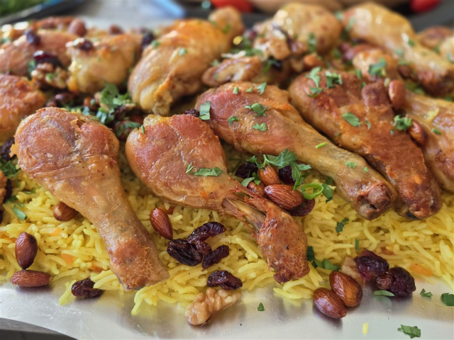 NEU: Syrische Küche - Partybuffet mit Fleisch