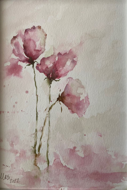 Aquarell und Mixed Media