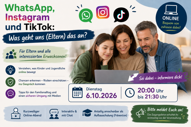 WhatsApp, Instagram und TikTok: Was geht uns (Eltern) das an?