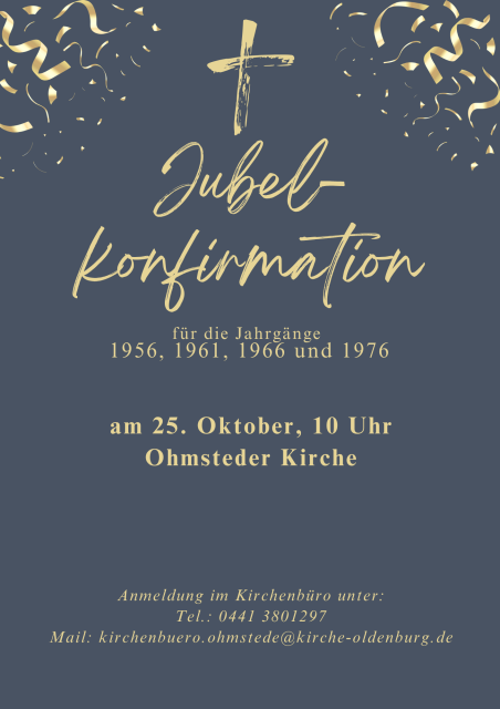 Jubelkonfirmation mit Abendmahl