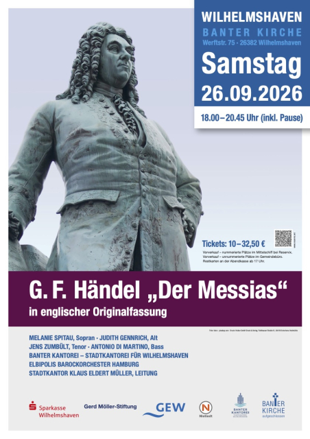 Konzert der Banter Kantorei: G. F. Händel "Messiah"