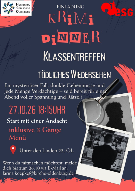 Ökumenischer Abend Special - Krimi Dinner