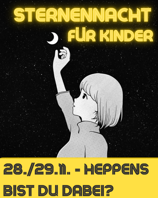 Jetzt zur Sternennacht anmelden - Übernachtungsaktion für Kinder zum 1. Advent