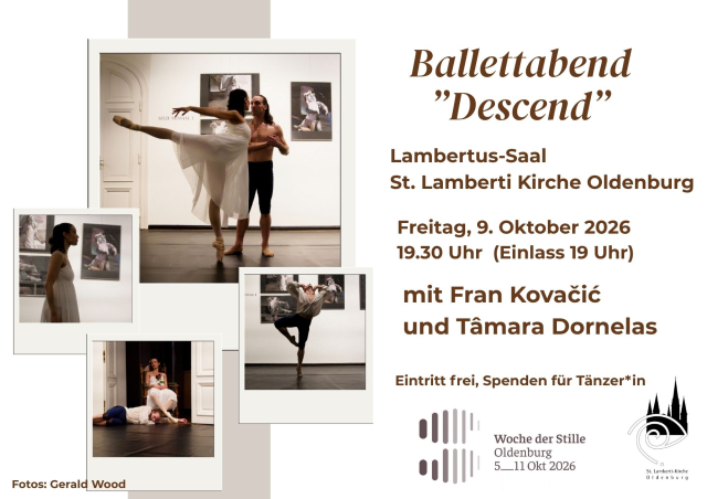 Ballettabend "Descend" zur Woche der Stille