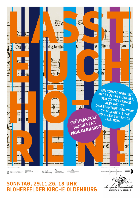Lasst Euch hören ein Konzertprojekt am 29.November